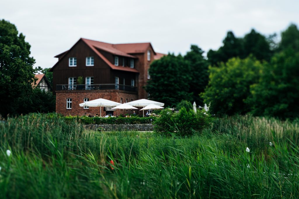 Blick auf das Spreewald resort in Schlepzig